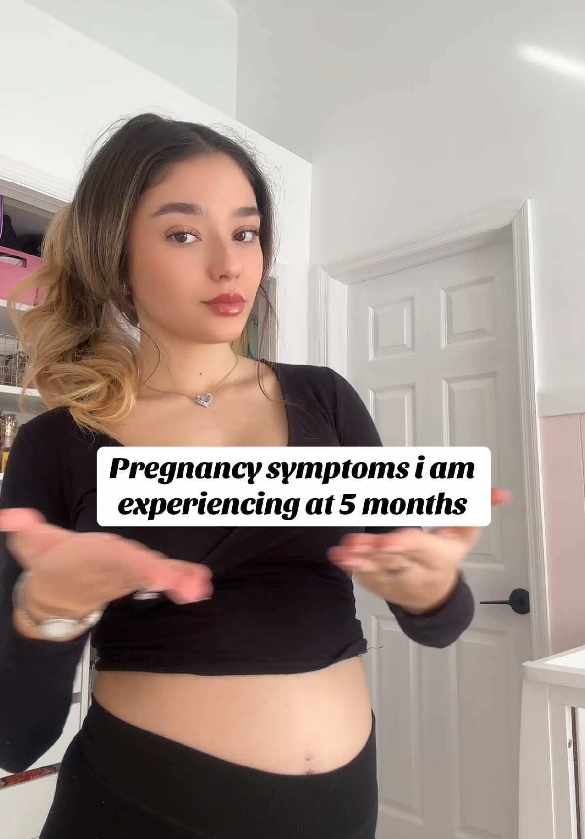 They said nausea would stop after 3 months… i am 5 months and still having it every single day😨  #fyp #foryou #foryoupage #pregnant #pregnanttiktok #teenmom #nausea #pregnancysymptom 