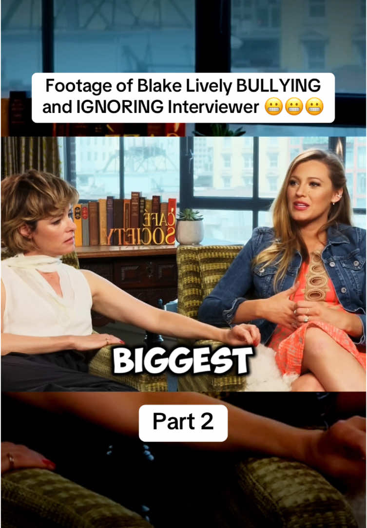 Footage of Blake Lively Ignoring and Bullying interviewer Part 2 #blakelively #ryanreynolds #justinbaldoni #itendswithus #drama #hollywood #popculture #news #fyp #foryoupagе 