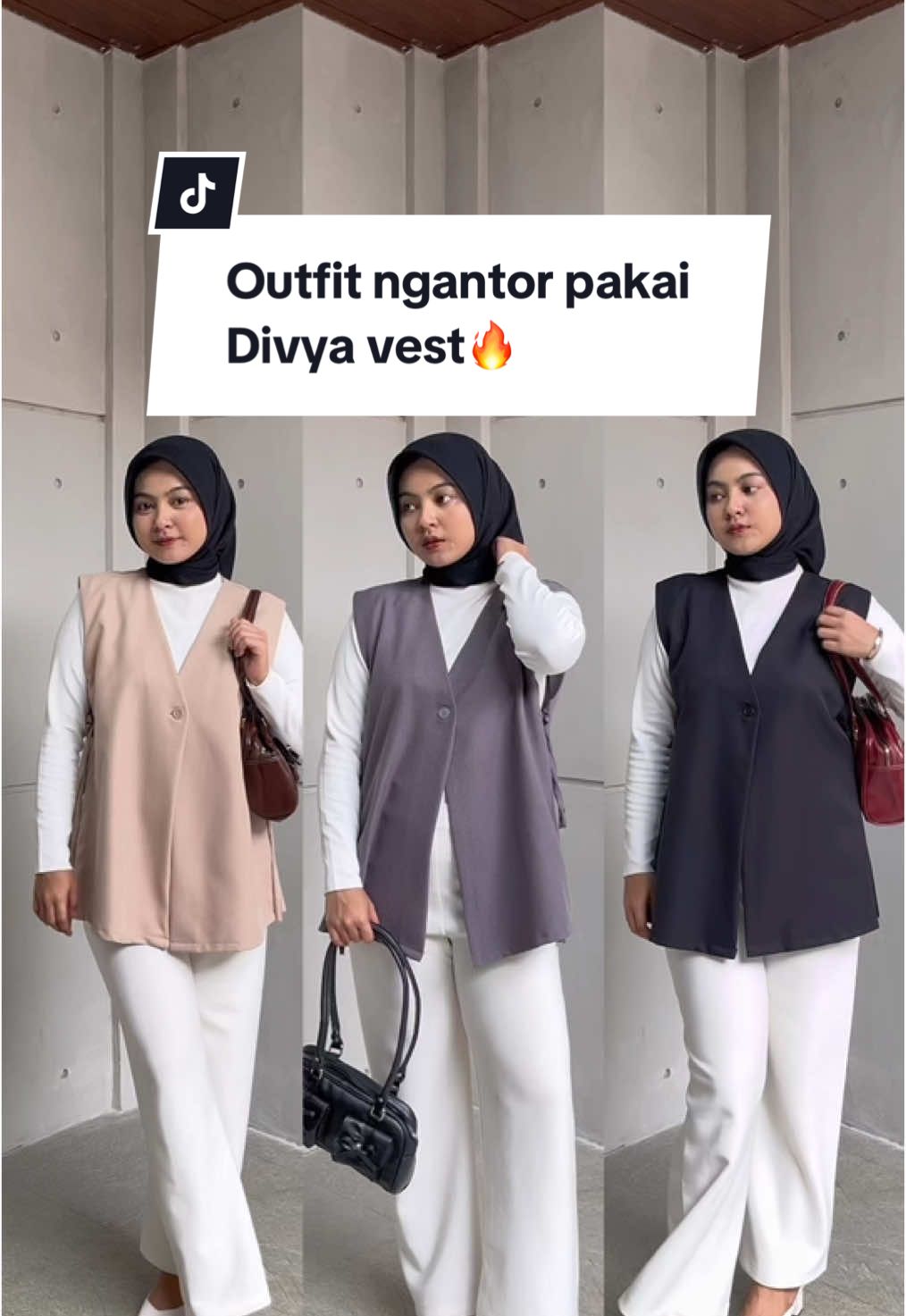 Kalian suka warna yang mana nih?😝 #richdept #outfitngantor #outfithijab #outfitoftheday 