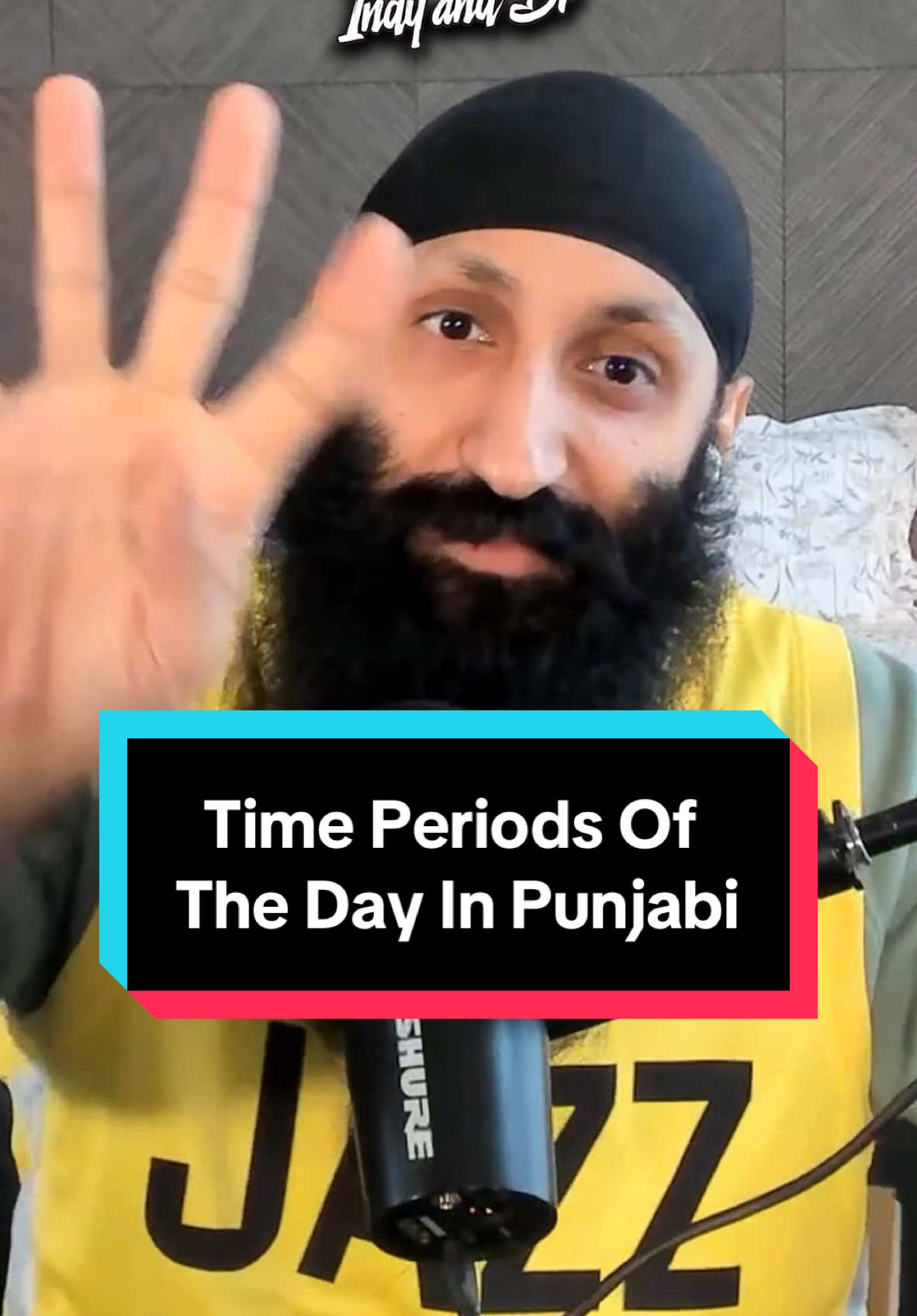 Times of day in Punjabi.  Recapped with Indy and his elite, new time of day learnt from Sikhi.  Clip taken from Episode 200 of the podcast.  #punjabifunny  #learnpunjabi #punjabi #desifunny #indyanddr 