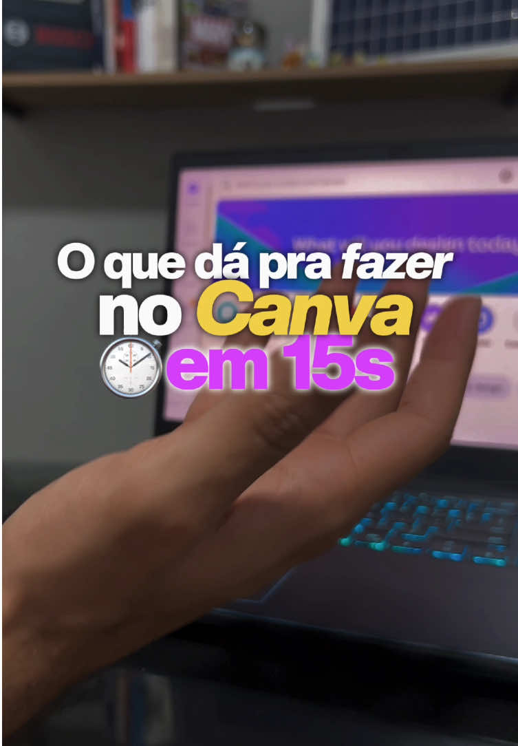 🤯 Super design em 15s (detalhe, é MUITO SIMPLES) #canva #canvapro #canvahacks #canvatutorial #canvadesign 