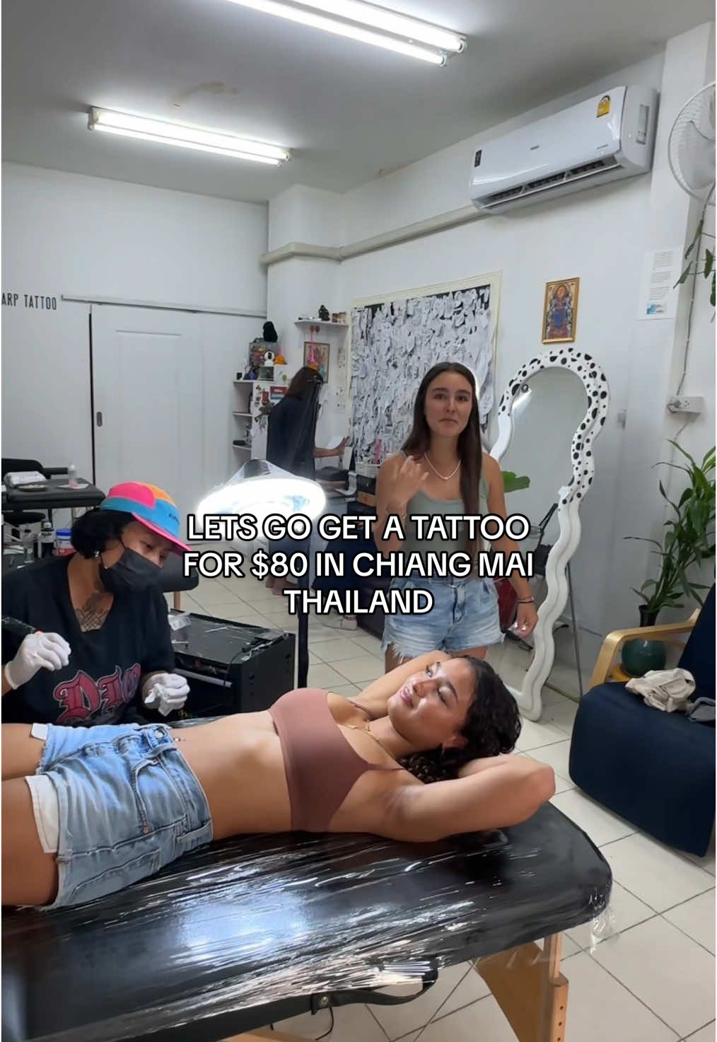 I don’t think I could have had a better experience🥹 @warptattoo.chiangmai #tattoo #firsttattoo 