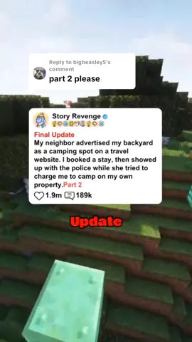 Replying to @bigbeasley5 Part 2 |  My neighbor advertised my backyard as a camping spot on a travel website. I booked a stay, then showed up with the police while she tried to charge me to camp on my own property.  #redditstories #redditstoriestts #redditreadings #reddit_tiktok #redditstorytime #storytime #story #askreddit #Relationship 