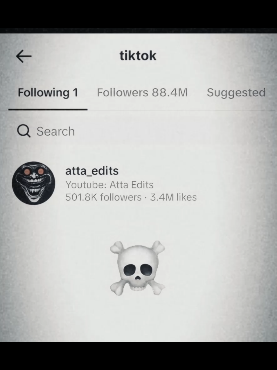 TikTok has followed me 💀 #trollface #edit #tiktok #viral #fyp 