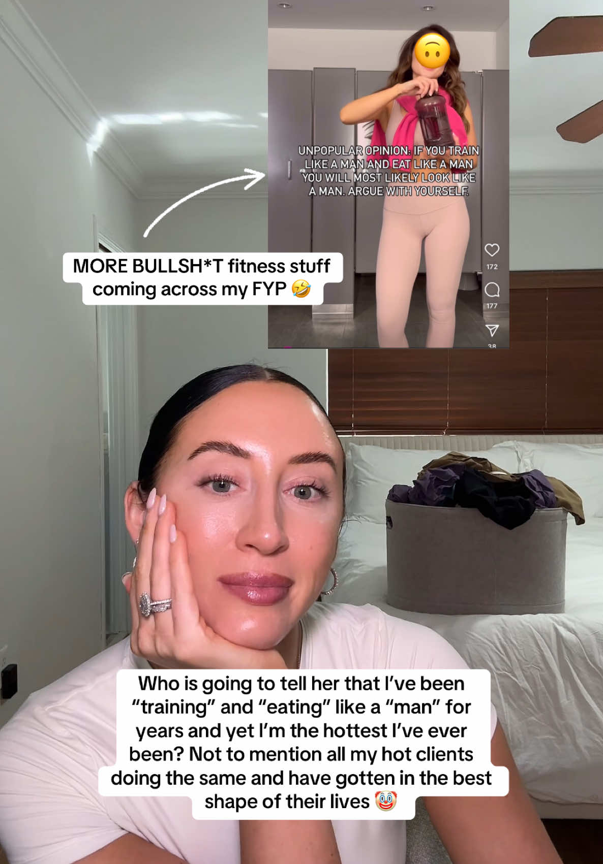 I can’t believe we are still spreading this BS but I’m here to debunk it all 🤪 #FitTok #GymTok #gym #gymgirls #workoutsforwomen #weightlifting #bodybuilding #GlowUp 