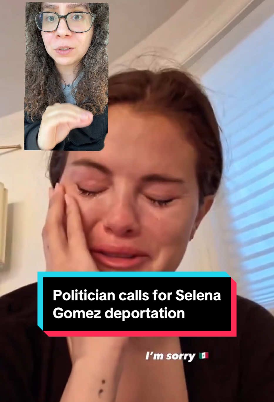 Politician calls for Selena Gomez deportation after she reacts on social media to all of the raids happening #selenagomez #selentors #selena #samparker #deportation #ice #iceraids #raids #chicago #immigration #chi #immigrant @Selena Gomez 