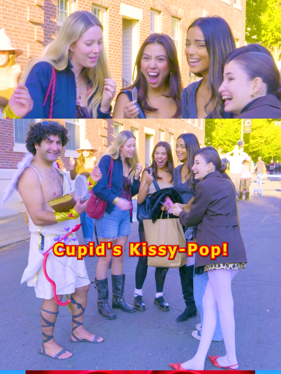 Cupid's Kissy-Pop! 💋 🍭 Buy Here! https://moonmadeproducts.etsy.com  #cupidquestions #streetinterview #realtalk #salemmassachusetts #cupidskissypoptour #cupidskissypop #cupid #cupido #cupidsbow #cupidfiftyfifty #cupidshuffle #cupidcouplechallenge 