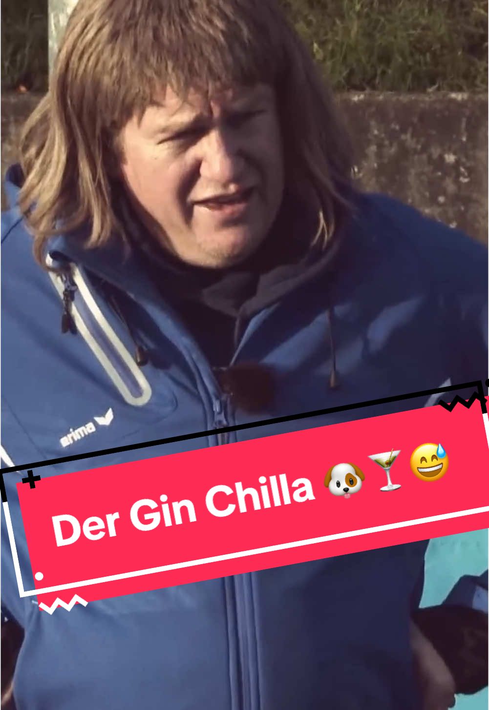 Der Gin Chilla 🐶 🍸 #fy #gin #hund #chinchilla #comedydeutschland #kreisligatrainer 