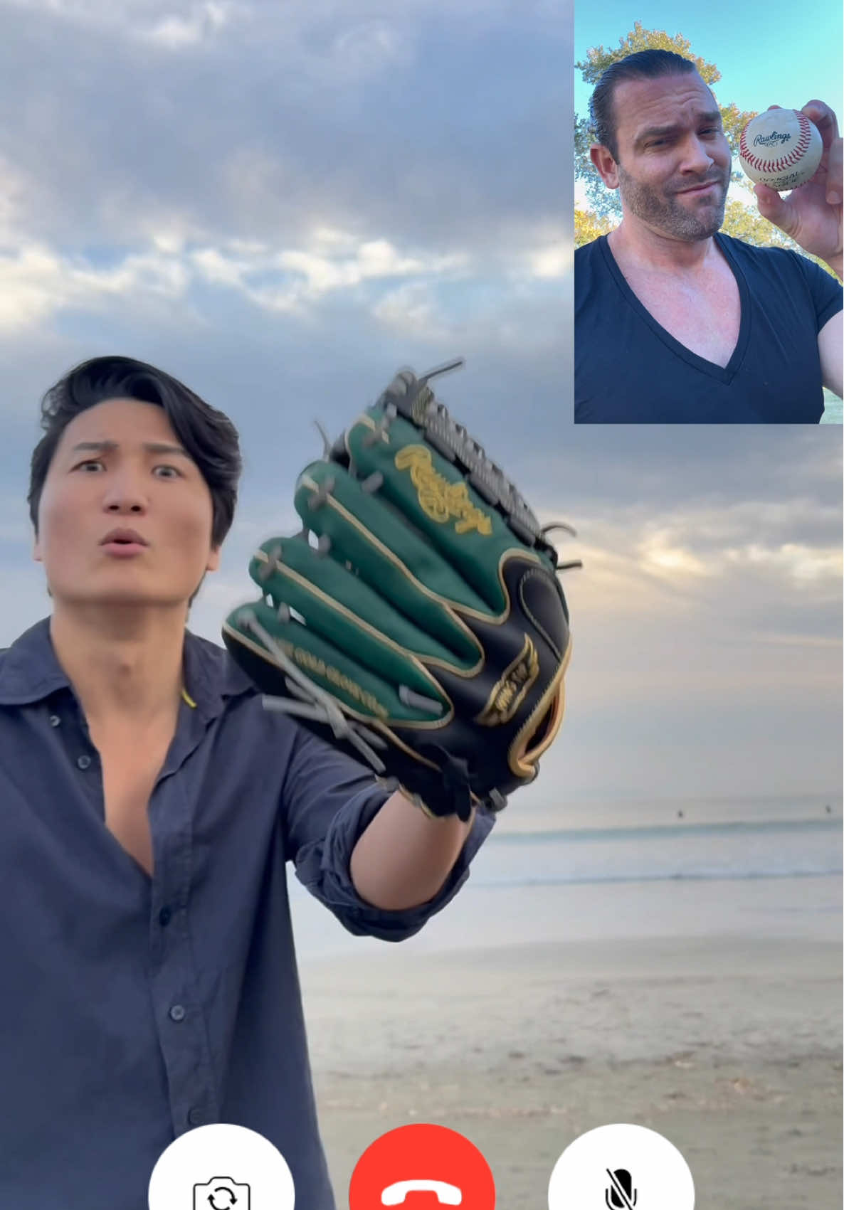 Giga Chad & Ohio Boss play catch ⚾️ @SATOYU(^↓^)OHIOBOSS #gigachad #baseball #anime 