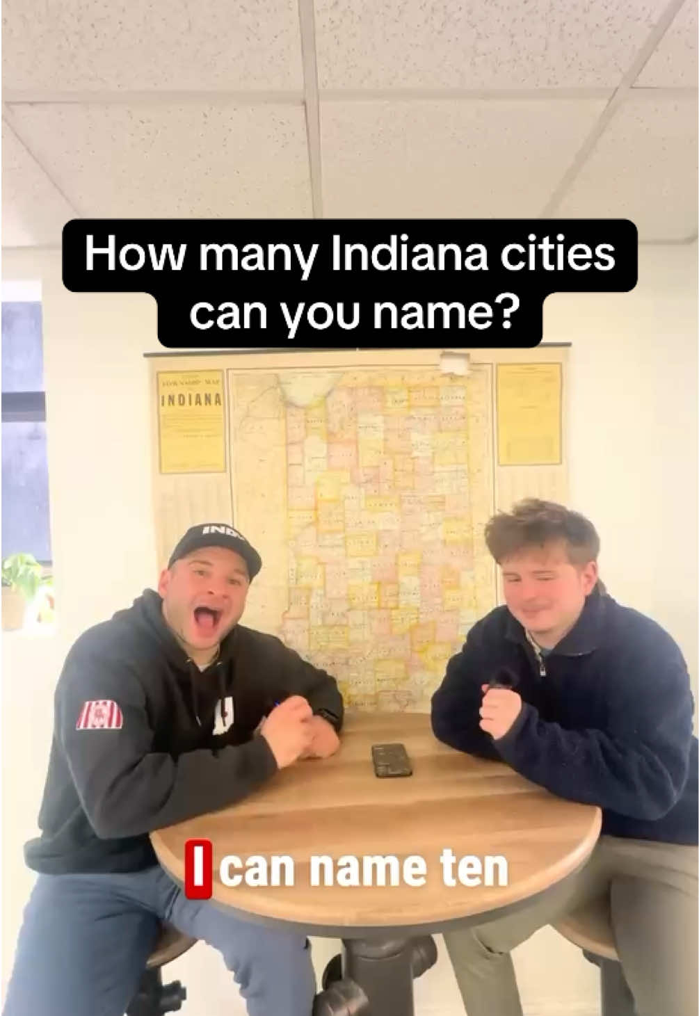 How many Indiana cities can you name in 45 seconds? #indiana #trivia 