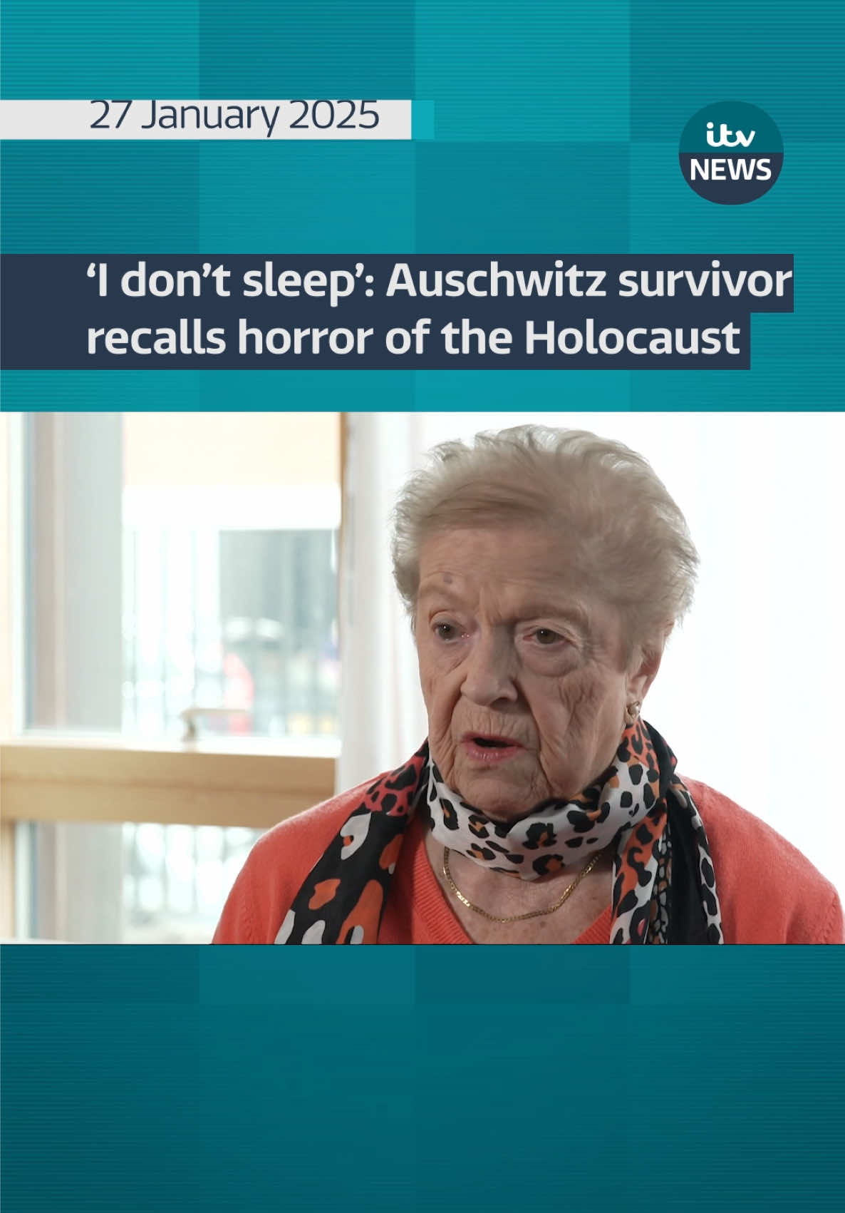 Auschwitz survivor Rachel Levy shared her experiences and gave a message of peace to the world. #itvnews