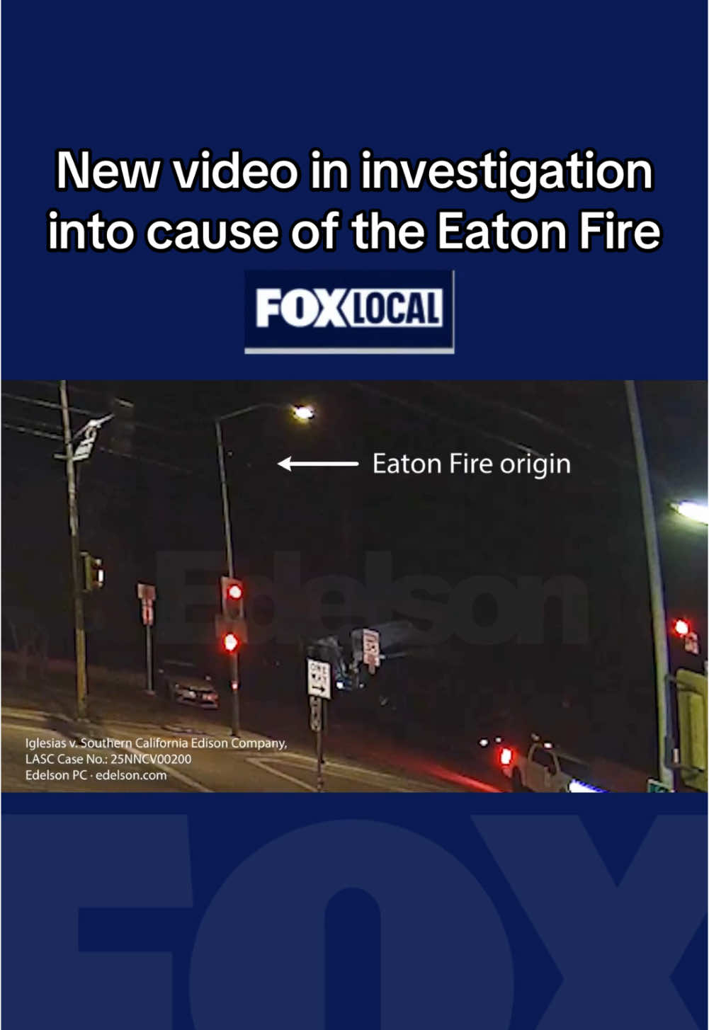 New video suggests the Eaton Fire may have started at a SoCal Edison Transmission Tower. 🧯⚡️ Footage from a gas station security camera released by the law firm Edelson PC shows sparks falling, followed by the entire hillside going up in flames. Attorney Jay Edelson calls it the 