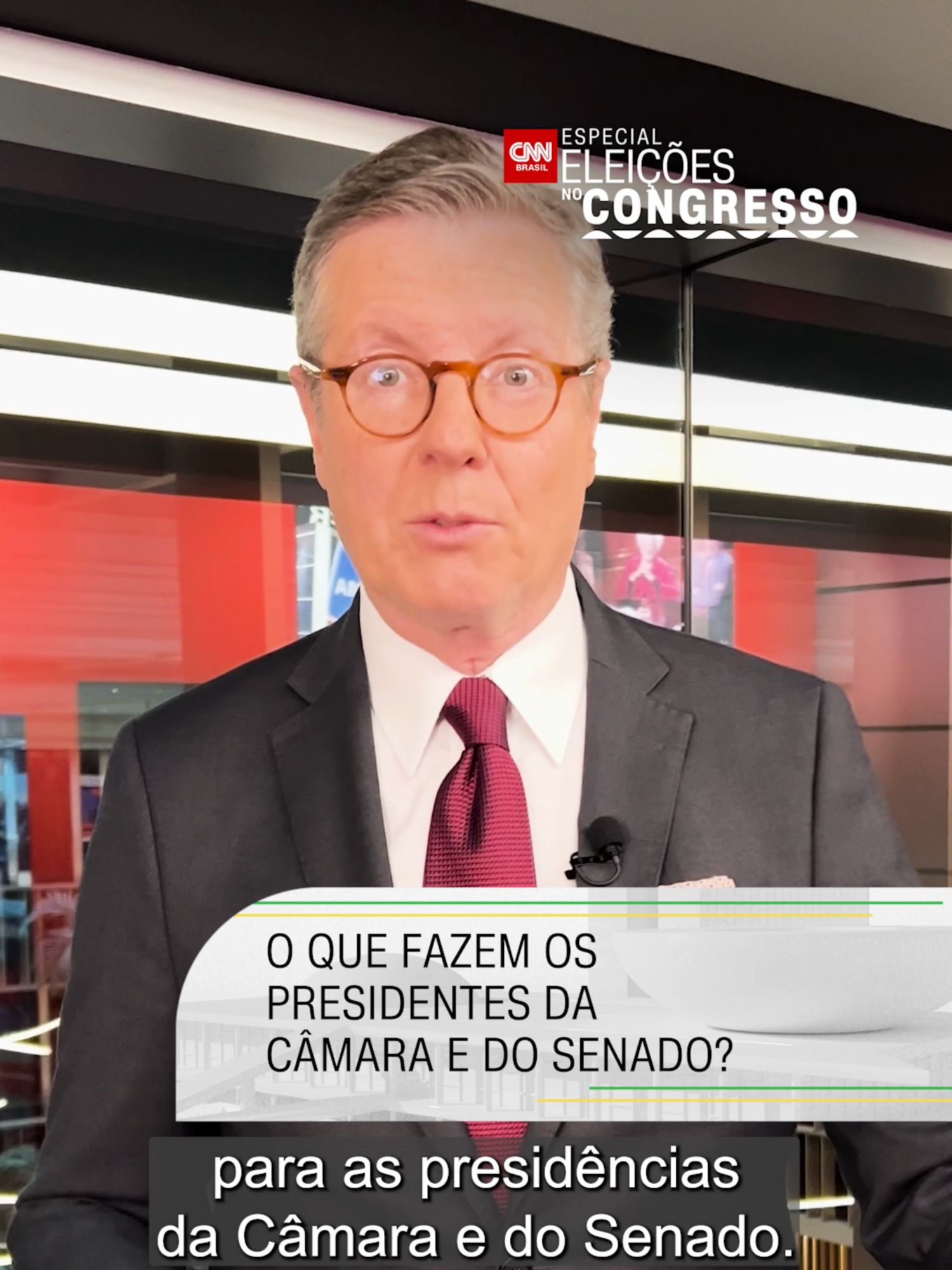 CNN NAS ELEIÇÕES DO CONGRESSO Você sabe o que fazem presidente da Câmara e do Senado? Não? Pois fique tranquilo! Chamamos o nosso âncora do #CNNBrasilPrimeTime, Marcio Gomes, para explicar a importância desses dois cargos, que possuem uma influência direta no rumo do país. Neste sábado (1º), as duas Casas Legislativas elegem novos presidentes, e a #CNNBrasil preparou uma cobertura especial. Não perca! Assista na TV, no YouTube, no Prime Video, no Samsung TV Plus, e acompanhe todos os destaques no site e nas plataformas digitais da CNN. #CNNBrasil #CNNnasRedes #CNNPolítica #Congresso #CâmaraDosDeputados #SenadoFederal #Política #Notícias