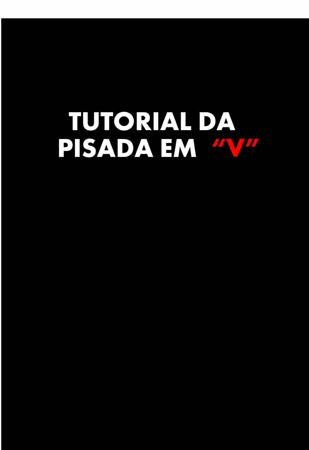 Tutorial pisada em “V”…. #futsal #fut #tutorial 