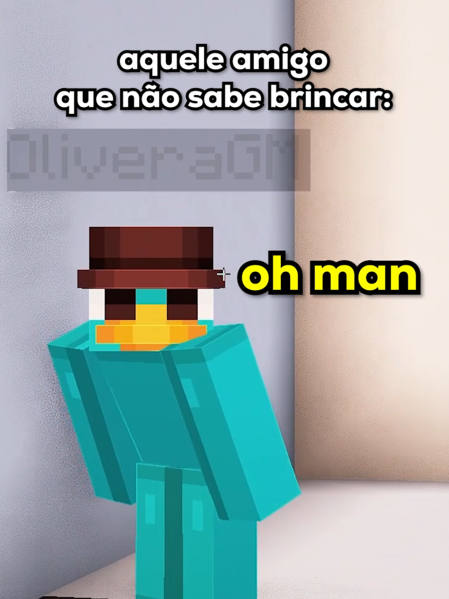 como ele fez isso. @suckacraft @luigi.lander #Minecraft #fyp #minecraftmemes