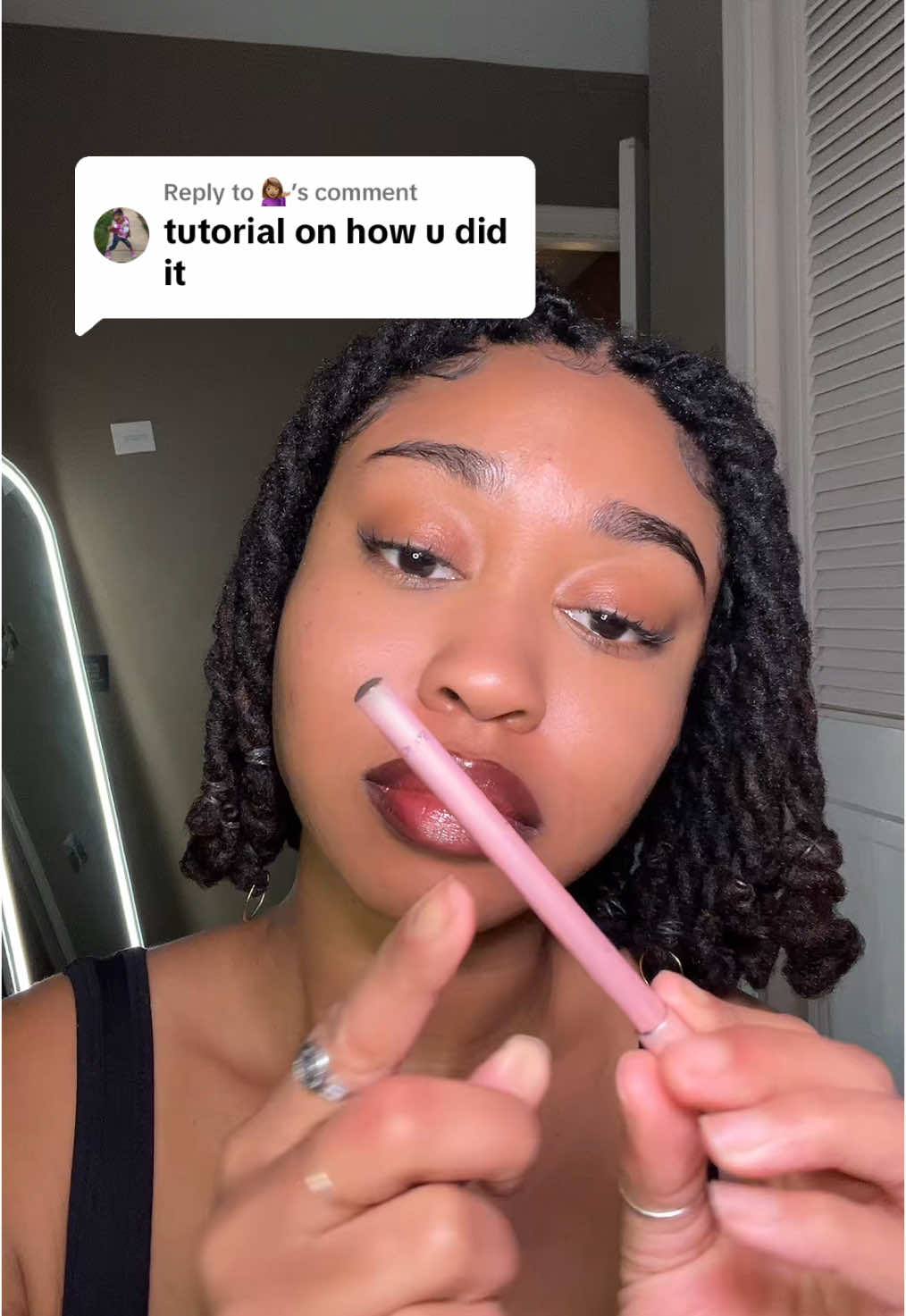 Replying to @💁🏽‍♀️ #foryourpage #newyearnewaura #tiktokshopjumpstartsale #tiktokshop #makeupreviews #makeupideas #beautymakeupvideos #uniquegiftideasforbestfriend #grwmmakeuptutorial #domymakeupwithme #lipcomboideas #berrylipcombo #besipcombo #cherrycolalipcombo #darklipcombo #lipcombotutorial #lipcomboforbrownskin #liplinercombowithlipgloss  