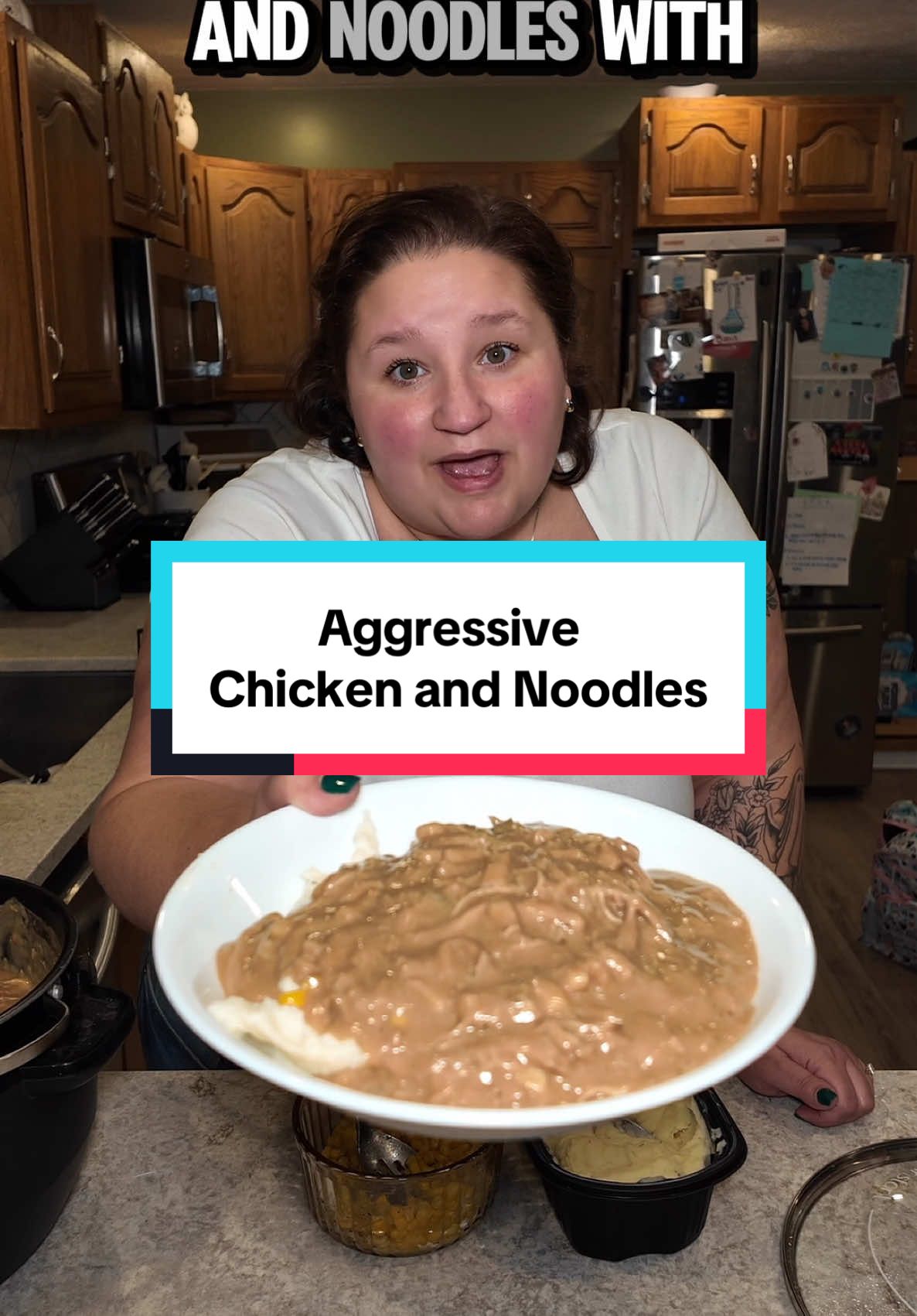 #AggressiveTutorials #AggressiveTutorialLady #AggressiveCookingShow #AggressiveCookingTutorials #Aggrecipes #chickenandnoodles #lazychickenandnoodles #eggnoodles #rotissseriechicken