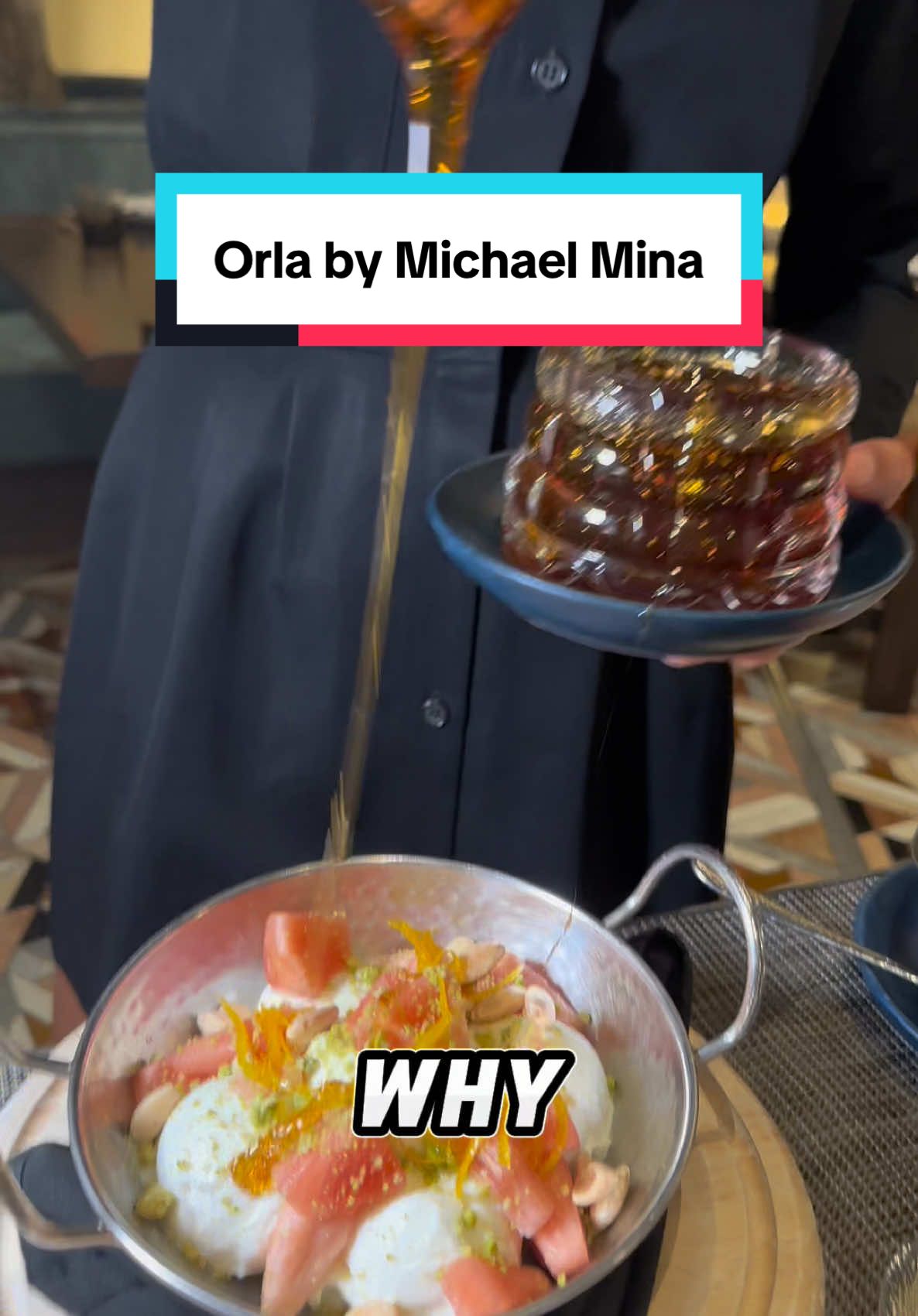 Cool desserts and an even cooler presentation 😍 Tableside frozen yogurt sundae anyone?  📍Orla by Michael Mina inside Mandalay Bay @MGM Rewards  #vegas #lasvegas #visitlasvegas #thingstodoinvegas #vegasfood #Foodie 