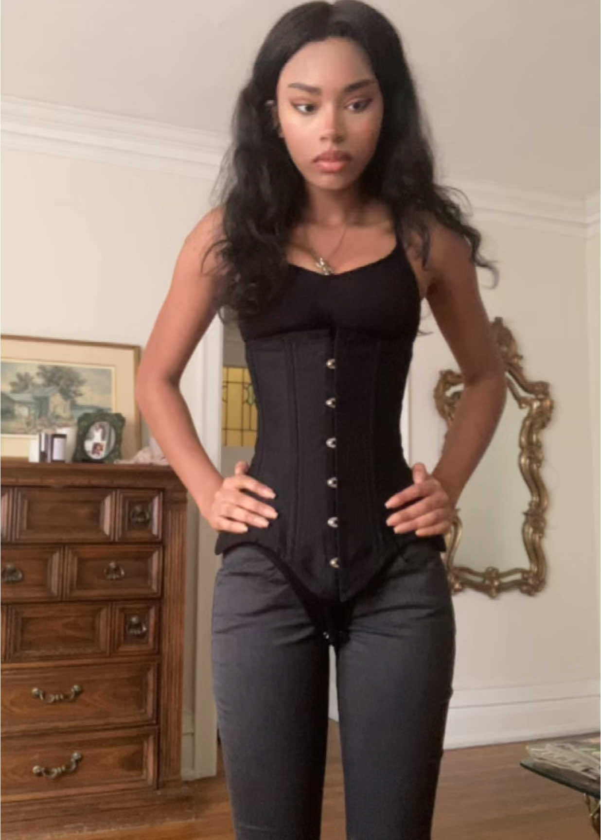 Waist training is how I got a small waist. Now that I have a small waist, I wear it for maintenance. Go check out my before and after photos.