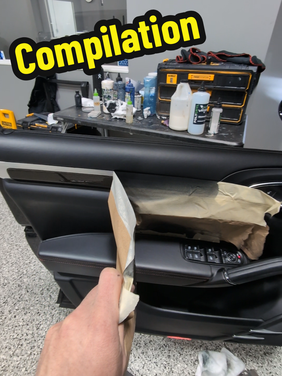 #mazda #porsche #leather #steeringwheel #viperproducts #asmr #satisfyingvideo #painting #repair #carsoftiktok 