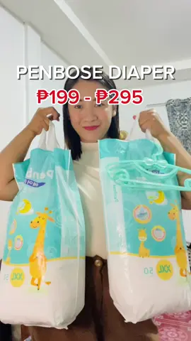 This is it mga Mari!PENBOSE Diaper for only ₱199!Maganda na at very affordable pa!#penbose #penbosediaper #fyp 