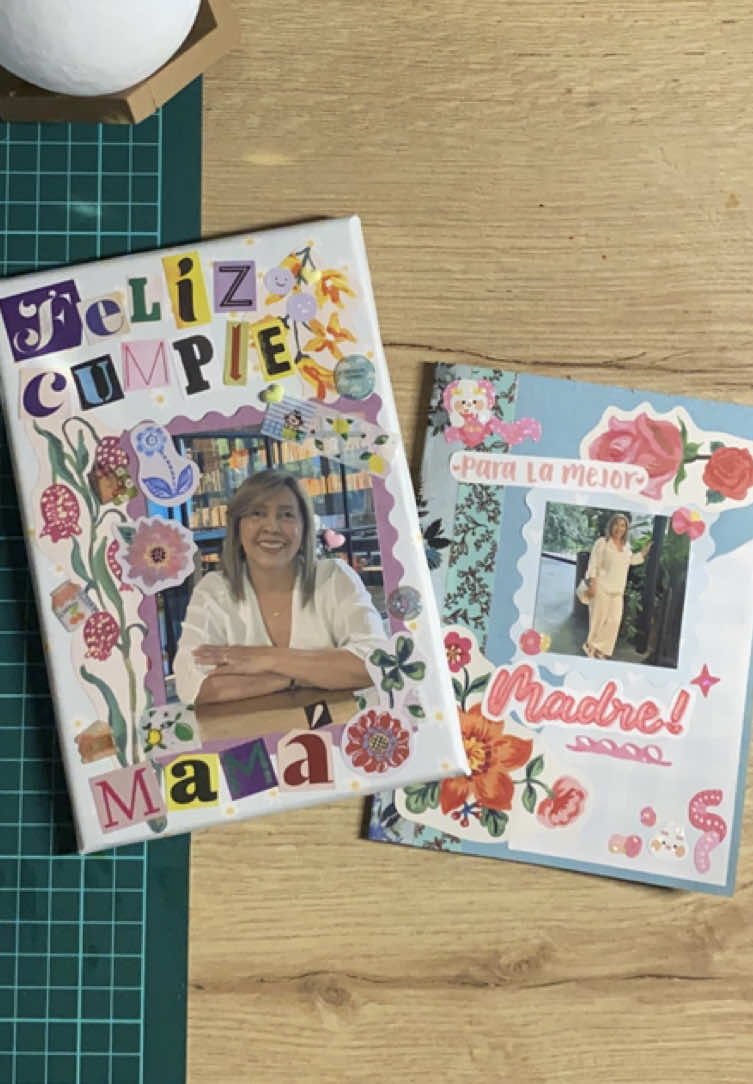 un regalito que le hice a mi madre por su cumple 🎁 . #journalwithme #journalideas #journalcommunity #journalcreator #diyproject #diyscrapbooking #diyscrapframe #diycraft #diygiftideas #diybirthdaygifts #fy #fyp #foryoupage #foryoupage❤️❤️ 