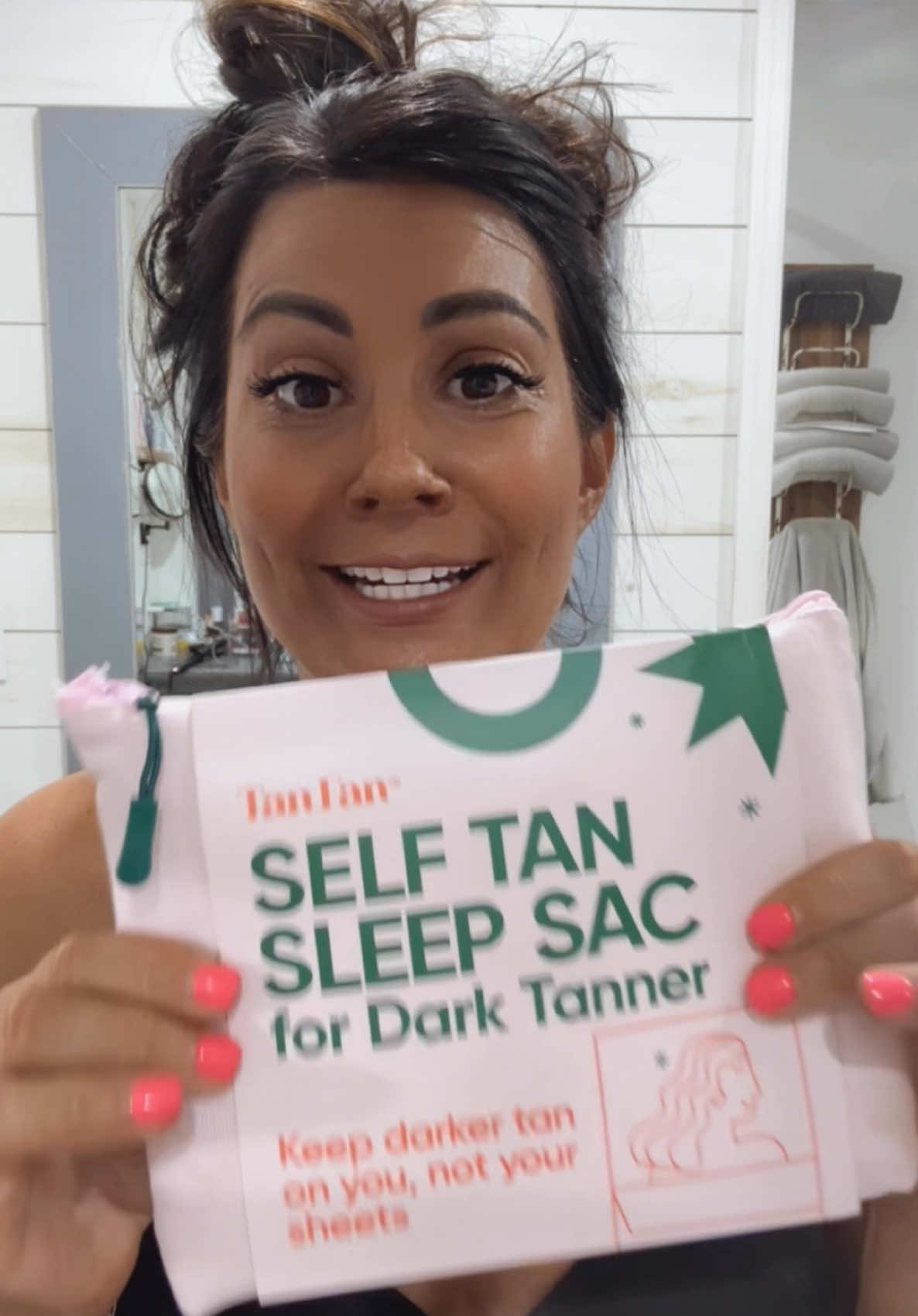 If you self tan, you need a sleep sack by @TanFan #sleepsac #tanning #selftanner #selftanning #sunlesstanning 