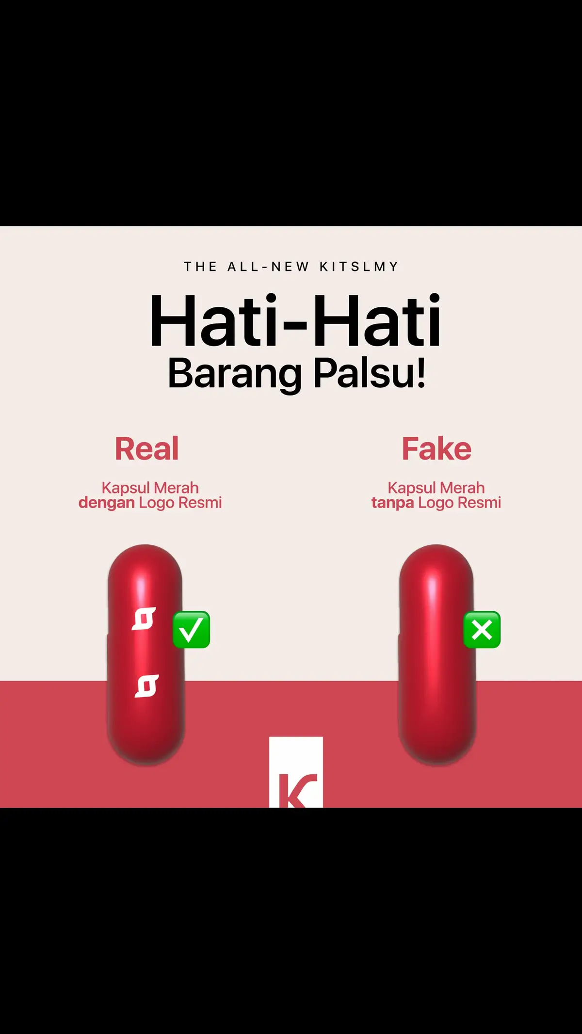 ❗️Info A1 Super Penting buat semua Slimies❗️ Wajib waspada ya sama fake product KitSlimy! 🥹 Biar Slimies lebih aware… Nih MinKit kasih tau perbedaannya produk ori vs fake nya KitSlimy 🫵🏻⚠️ Jangan lupa, yang ORI belinya cuma di Official Store Kitslimy yah! 🤫💗