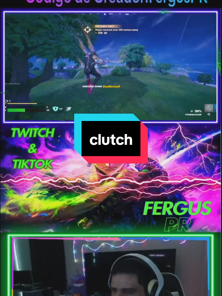 sacando el clutch#LIVEhighlights #TikTokLIVE #LIVE #Fortnite #gamevictory #fortniteclips 