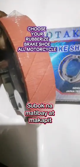 OTAKA BRAKE SHOE RUBBERIZED all motorcycle type #shop #scooter #affordable #rides #motor #motorcycle #motorcycles #rubberized #brakeshoe 