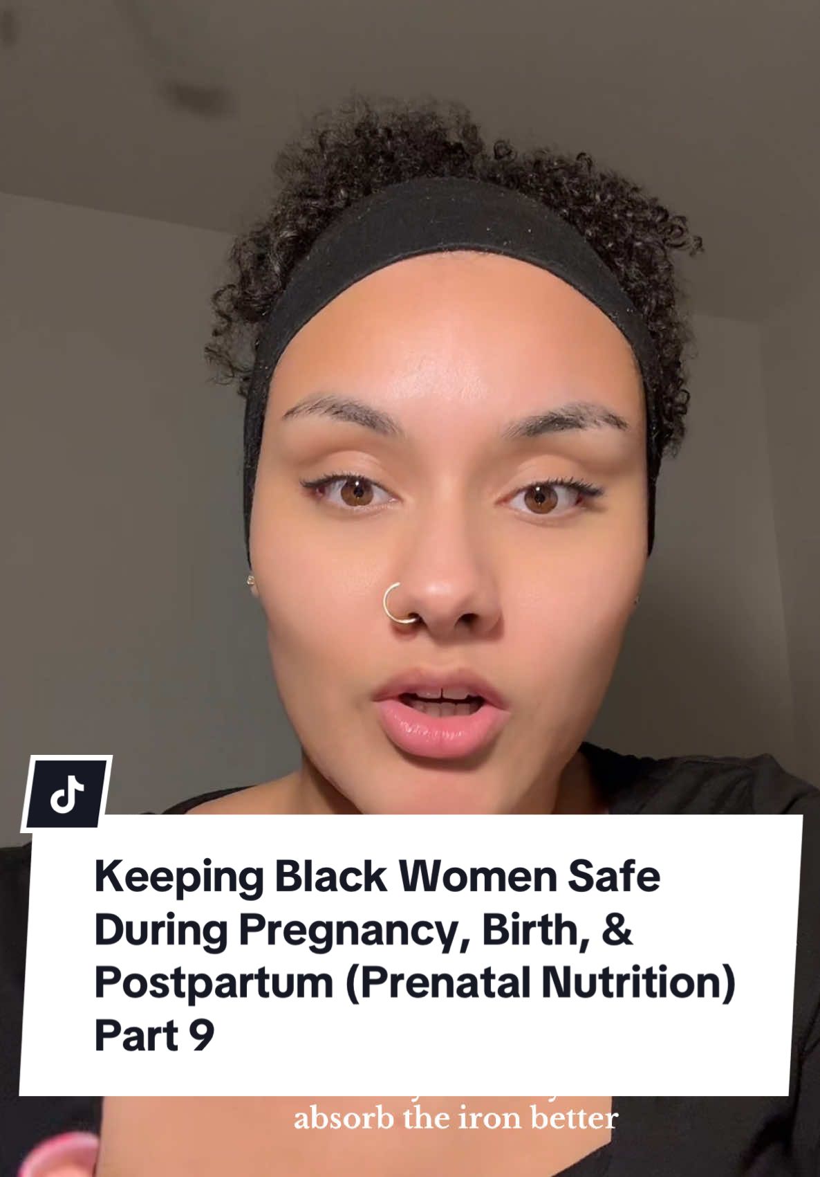 Part 9| Prenatal Nutrition & the importance of it specifically for black moms and maternal health ✨ #MomsofTikTok #firsttimemom #laboranddelivery #pregnancy #pregnant #doulasoftiktok #birth #pregnancytiktok #pregnanttiktok #blackwomen #BlackTikTok 
