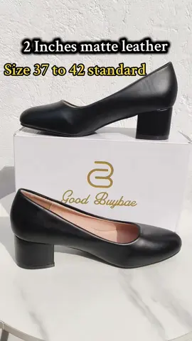 2 Inches round toe square heels Size 37 to 42#schoolshoes #womens #blackshoes #creatorsearchinsights #tiktok #fyp #officeshoes #leather #shoes 