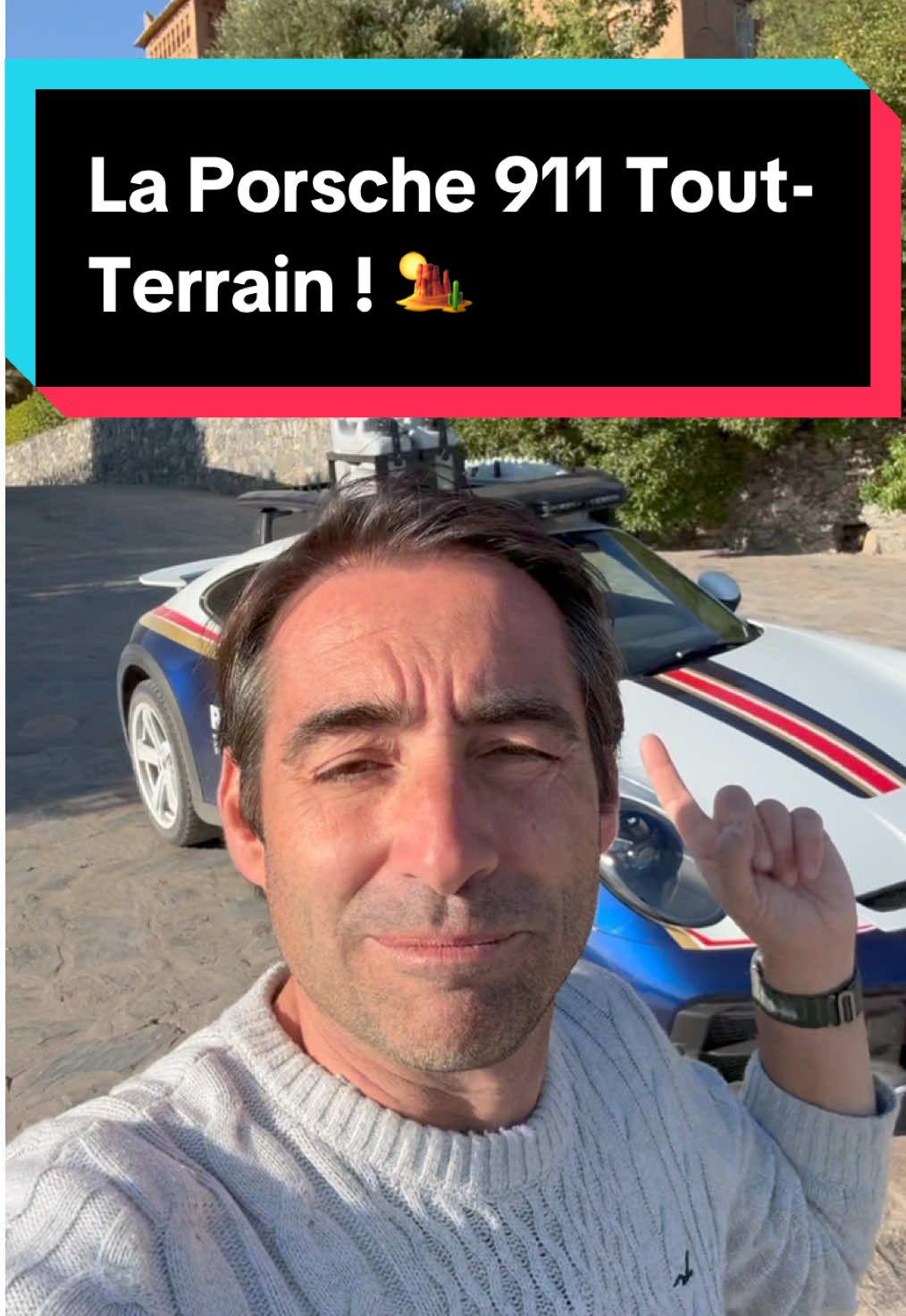 La Porsche 911 Tout-Terrain ! #porsche #porsche911 #porschedakar #toutterrain #porschedakar911 #pourtoi #maroc #autotok 