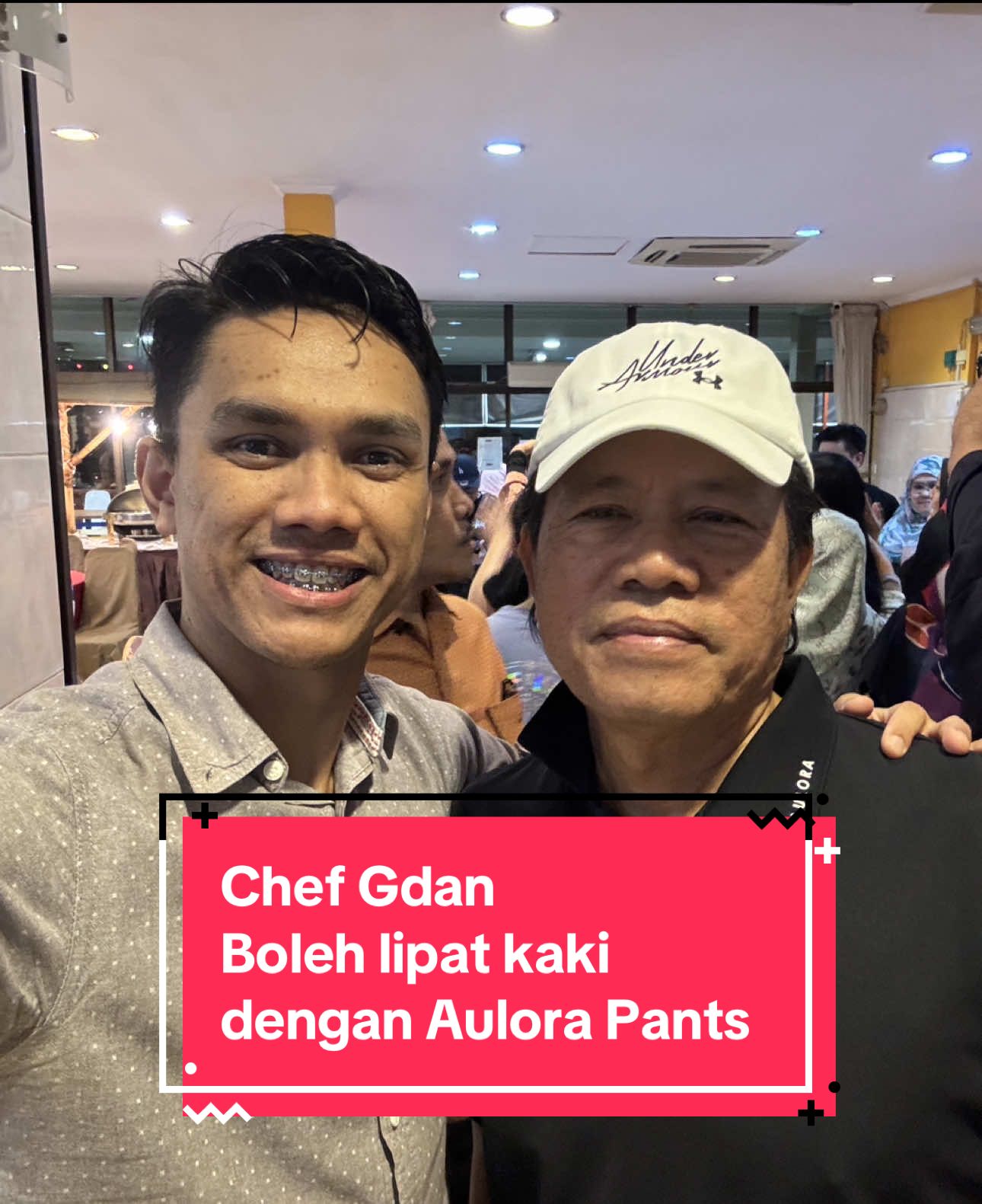 Testimoni hebat dari Chef Gdan dengan hanya memakai Aulora Pants selama 2 bulan Dah boleh sembahyang dan sujud dengan sempurna. Dengarkan kisah hebat dari beliau. #syukur #alhamdulillah #aulora #kodenshi 