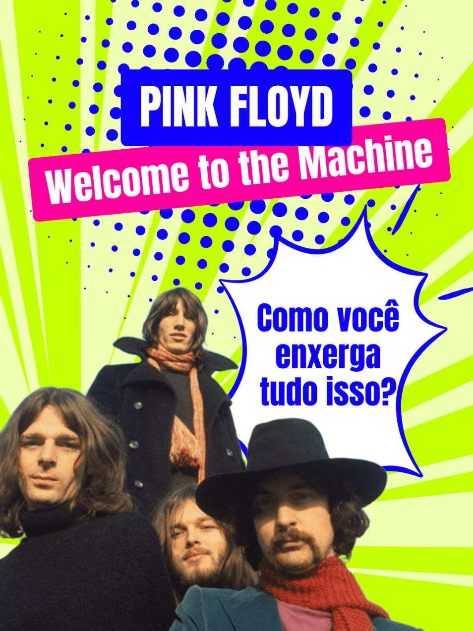 Welcome to the Machine, do Pink Floyd, é um alerta sobre como líderes globais transformam nossos sonhos em combustível para os próprios interesses? Enquanto buscamos oportunidades, muitos sistemas manipulam nossas escolhas, colocando lucro acima da vida. Pense nas florestas queimadas para enriquecer poucos, ou nos jovens que desistem dos estudos por falta de apoio em sociedades tão desiguais. Esses líderes nos prometem progresso, mas o que realmente ganhamos? Você já sentiu o peso dessa máquina esmagando suas esperanças? #pinkfloyd #welcometothemachine #desigualdade #opressão #liberdade #consciencia