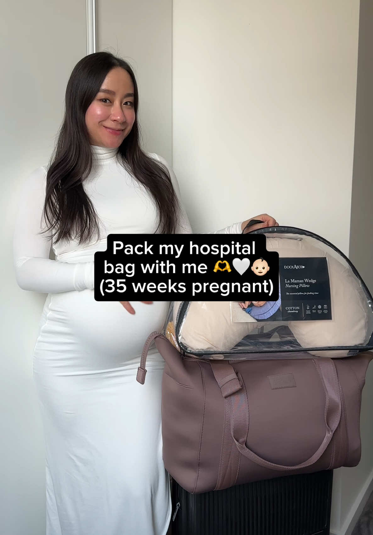 Fellow mamas out there, let me know if I overpacked or if there’s anything I missed pls!!  Also, packing the hospital bag suddenly makes it all feel so real 🥹🥹 we’re feeling both very excited and nervous as we’re coming closer and closer to the due date eeek Products mentioned: Hospital bag @Dagne Dover  Breastfeeding & postpartum essentials @Lansinoh UK  Nappies @Rascals  Toiletry bag @MUSTELA UK  Nursing pillow @DockATot.UK @Charlotte Elizabeth  Portable fan @Momcozy Official  Swaddle @LoveToDream | Safer Sleep @Cheeky Rascals  Pacifier @Emulait  #hospitalbag #babyhospitalbag #babyhospitalessentials #babyessentials #packmyhospitalbag #pregnancy #pregnant #nestwithme #hospitalbagessentials #hospitalbagchecklist #birthessentials  *contains gifted products