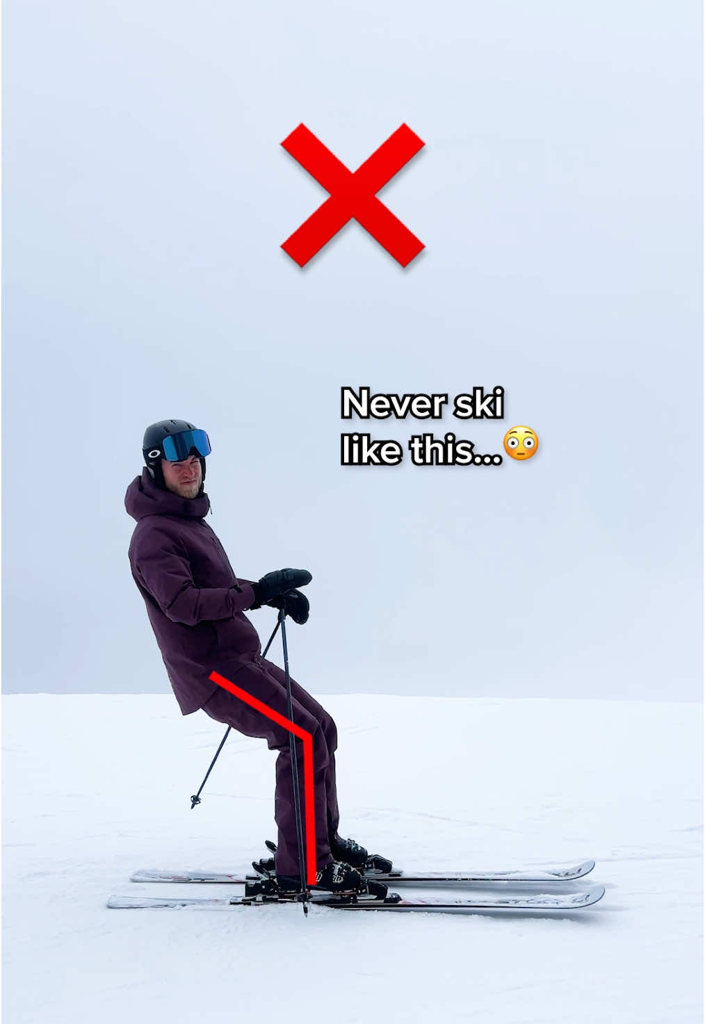 🤓 Do you have any other tips to prevent supine position? #ski #skiing #LearnOnTikTok #snow #toutorial #educational #alps #tip #hack #LifeHack 