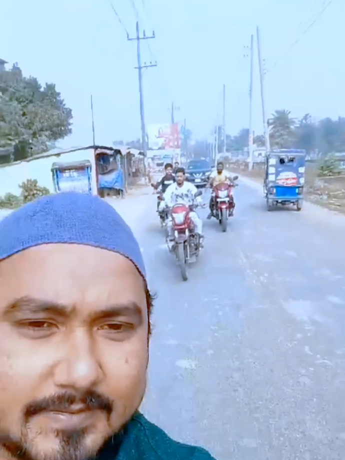 আতর গোলাপ চন্দন মারো বন্দের গায়ে....🖤🤍🤎 #foryou #trending #bikerider #comilla #viralvideo 