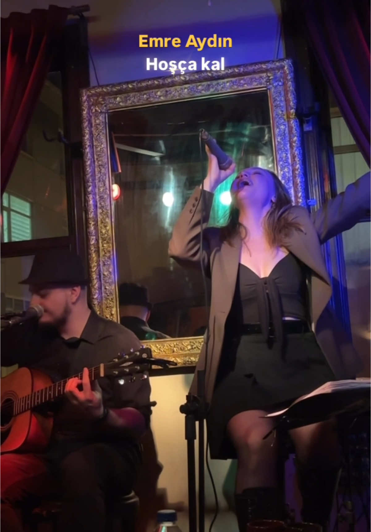 @Emre Aydın ile birlikte şarkı yazmak çok isterdim  #hoşçakal #emreaydın #cover #akustik #müzik #konser 