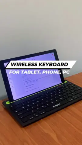 Maksimalkan produktivitas dengan Wireless Keyboard serbaguna dari inforce !!! ✔️ Kompatibel untuk tablet, ponsel, & PC ✔️ Desain slim, ringan, & stylish ✔️ Koneksi cepat & baterai tahan lama Untuk informasi lebih lanjut dan pembelian produk bisa hubungi kami! ⚠️Semua Produk Inforce Bergaransi 1 Tahun Replace !! #fyp #inforceindonesia #keyboard #mouse 