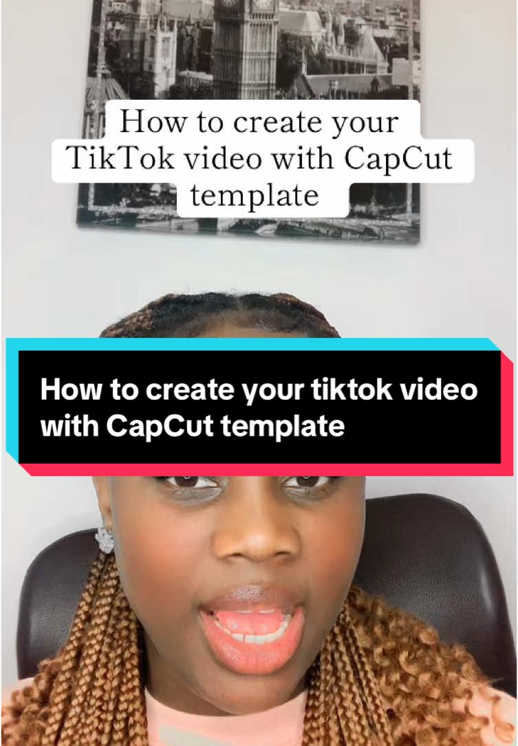 How to create your TikTok video with CapCut template #tiktoktips #tiktoktutorials #creatortips #newontiktok #tiktokbeginners #coachqueenzoe #flourishoduma 