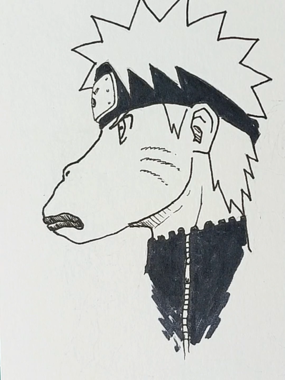 naruto sage mode? #naruto #narutoshippuden #art 
