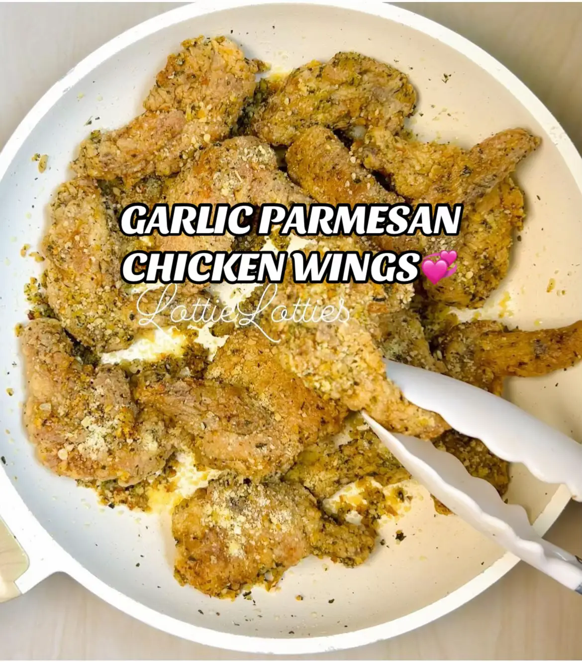 GARLIC PARMESAN CHICKEN WINGS Another must try chicken wings recipe #chickenrecipes #foryou #fyp 