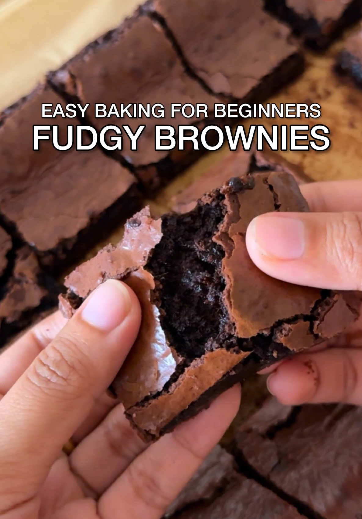 THE PERFECT FUDGY BROWNIES (for me lol) 🤎    Ingredients: 115g unsalted butter 60ml canola oil 125g semi-sweet chocolate chips 100g cocoa powder (I used Dutch processed) 1/2 tsp instant coffee powder 3 large eggs 130g white sugar 65g brown sugar 1 tsp vanilla extract 1/2 tsp salt 90g all purpose flour 1/2 cup semi-sweet chocolate chips     #HungryMommy #eatsltd #fyp #foodies #foodieph #foodvlog #phoodtour #viralfoodtrend #EasyRecipe #momvlog #momlife #MomsofTikTok #easydessert #sweettooth 