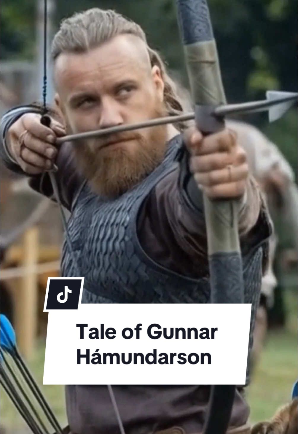 Meet Gunnar Hámundarson, Iceland's ultimate Viking warrior. 🗡️ Known for his unmatched skills in battle, incredible strength, and loyalty to his friends, he’s the stuff of legends.  His story from Njál’s Saga is a mix of heroics, drama, and timeless Icelandic pride. #iceland #icelandtiktok #icelandic #icelandadventure #icelandtravel