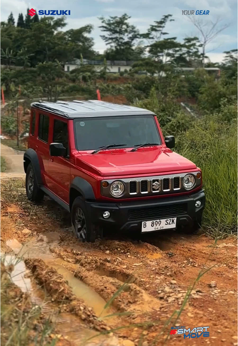 Jelajahi segala medan tanpa batas dengan fitur AllGrip Pro dari Suzuki Jimny yang akan membuatmu menaklukkan berbagai tantangan dengan mudah, Suzuki Family! So, ready to conquer your next adventure, Suzuki Family? #Suzuki #SuzukiIndonesia #SuzukiSmartMove #YourGear