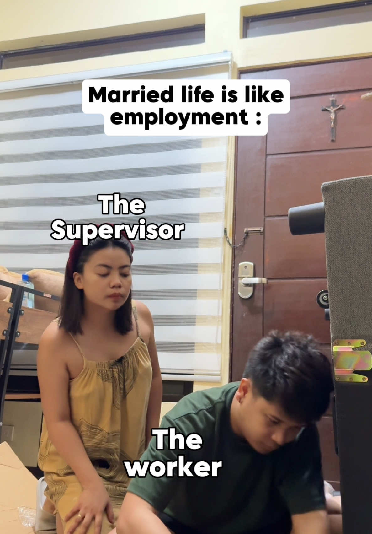 Yaan mo may bonus ka sakin mamayang gabi 🤭 #pov #relatable #relatablecontent #fyp #funnyvideos #marriedlife #marriedcouple #marriedcouple #couplecomedy #couplehumor 