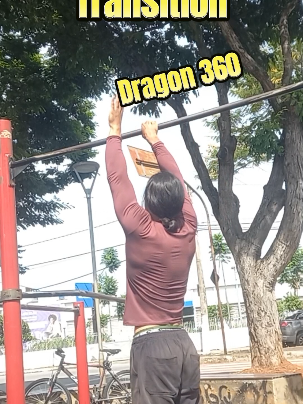 Dragon 360 + X 360 (+ 360 on Bar) 🔥🐉 #calistenia #calisthenics #streetworkout #gymnastics 