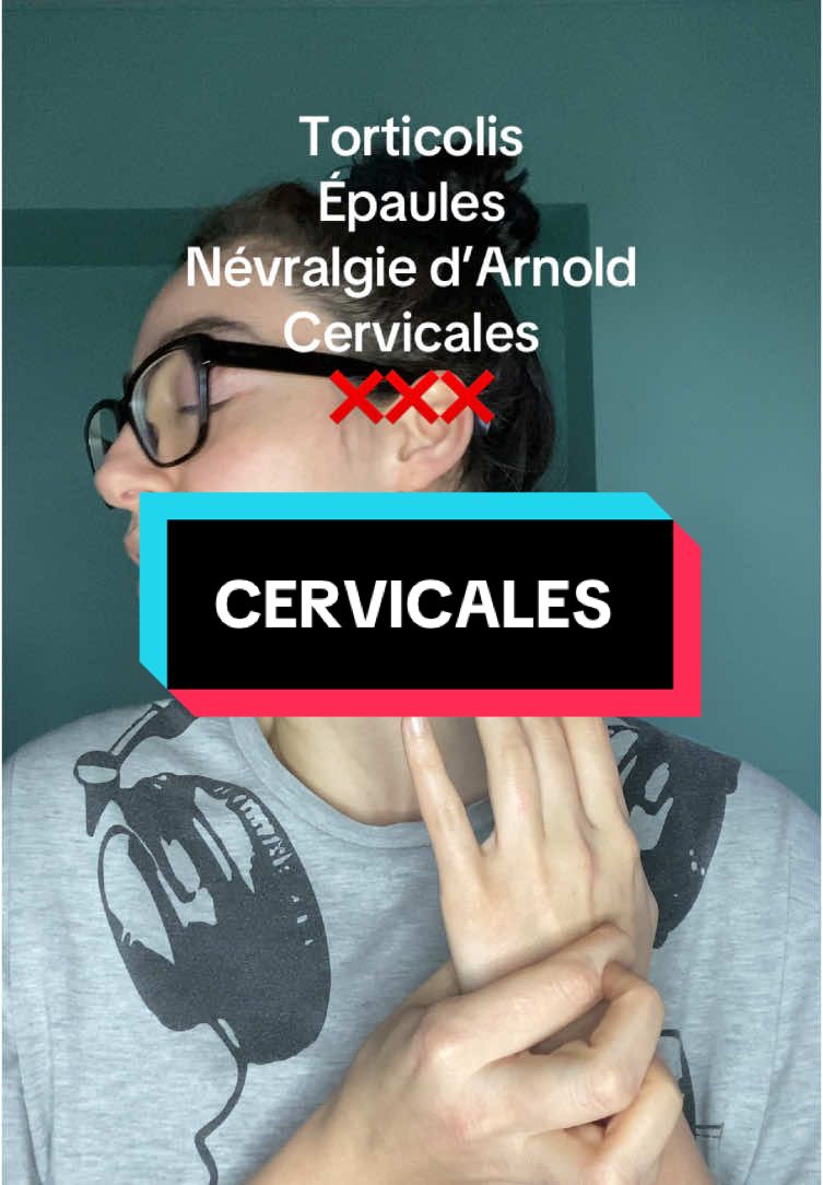 SOULAGE EN 2 minutes 🌱 #fyp #pourtoiiiiiiii #sante #torticolis #cervicales #nevralgiedarnold 