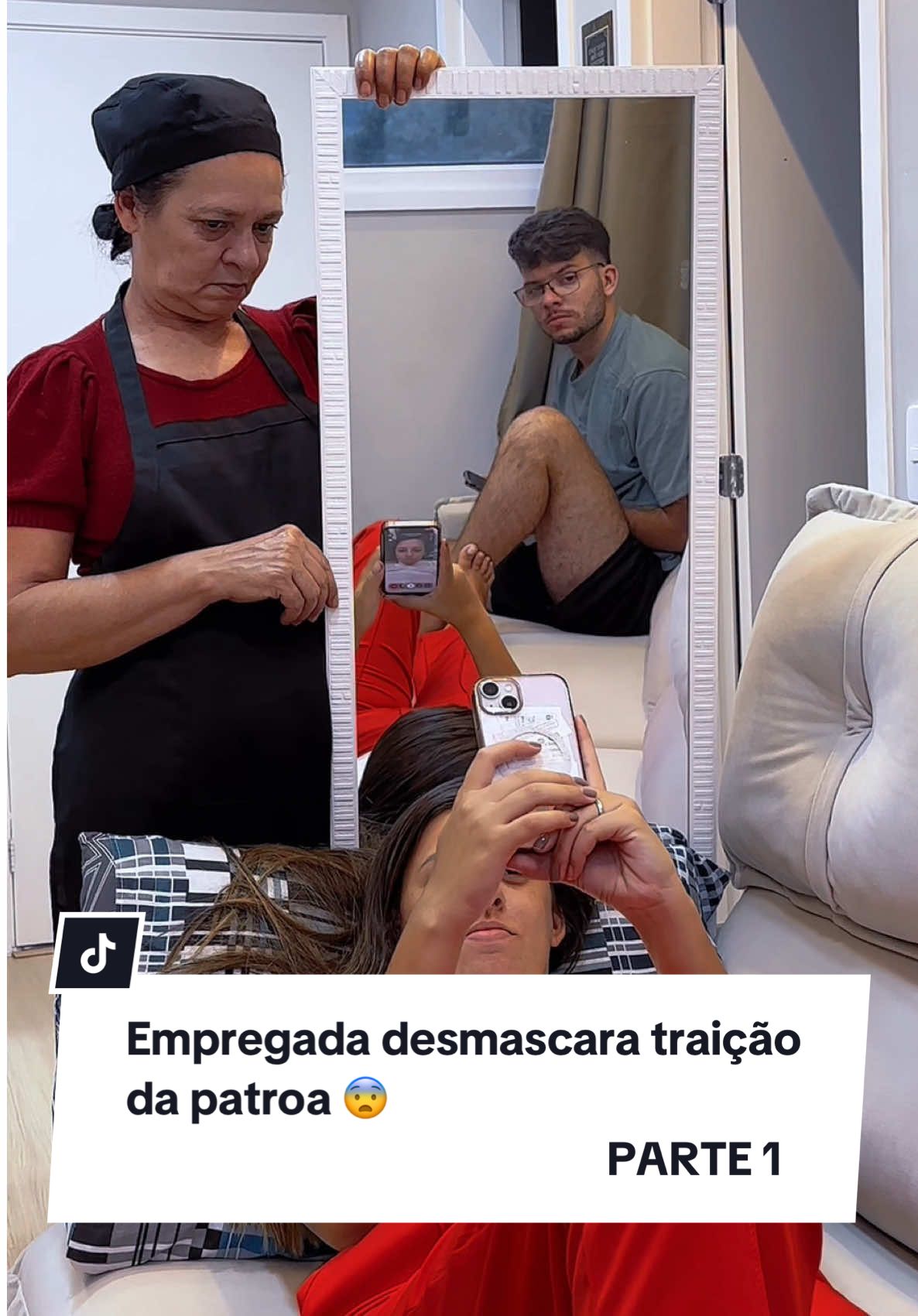 Empregada desmascara traição da patroa 😨 #creatorsearchinsights #tiktokviral #fyp 